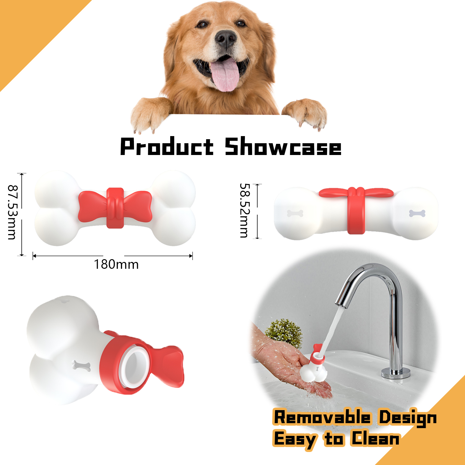 Customizable, Patented Pet Treat Dispensing Toy!